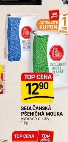 SEDLČANSKÁ PŠENIČNÁ MOUKA vybrané druhy 1 kg