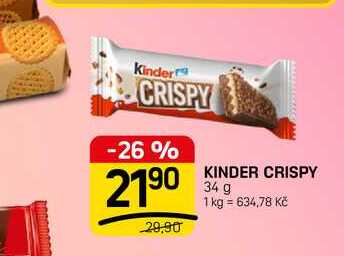 KINDER CRISPY 34 g