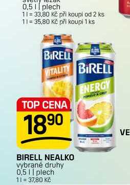 BIRELL NEALKO vybrané druhy 0,5 || plech