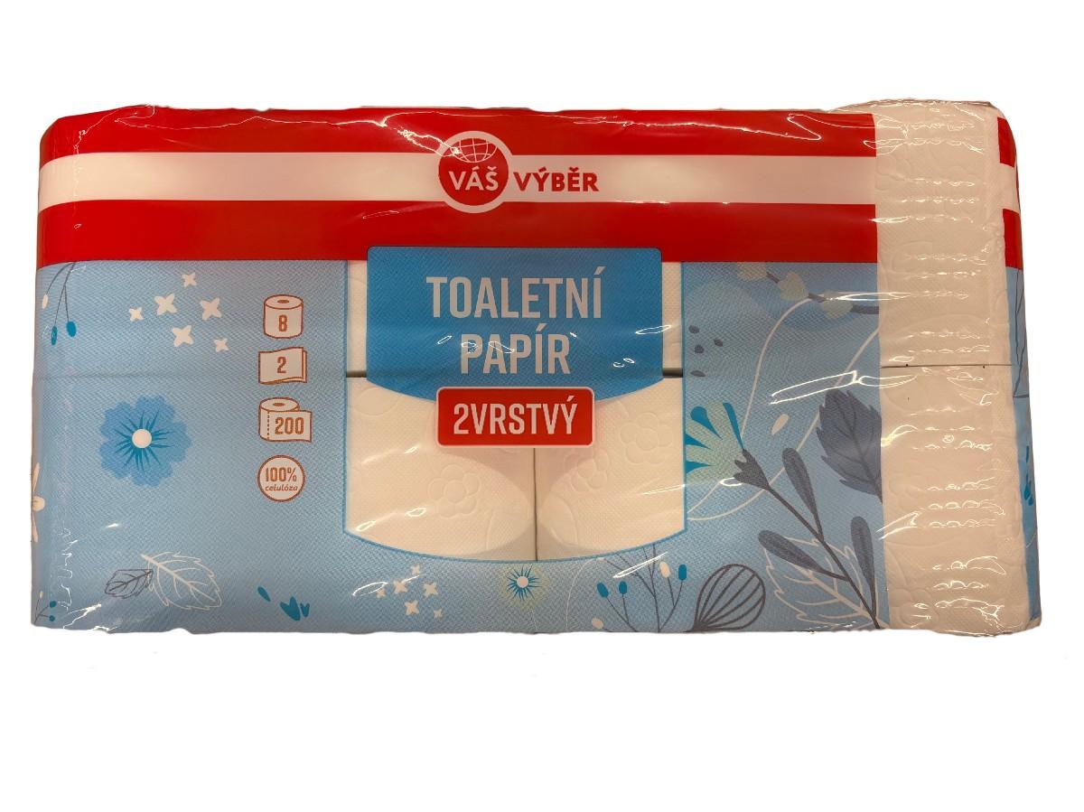 VÁŠ VÝBĚR Toaletní papír, 8 KS