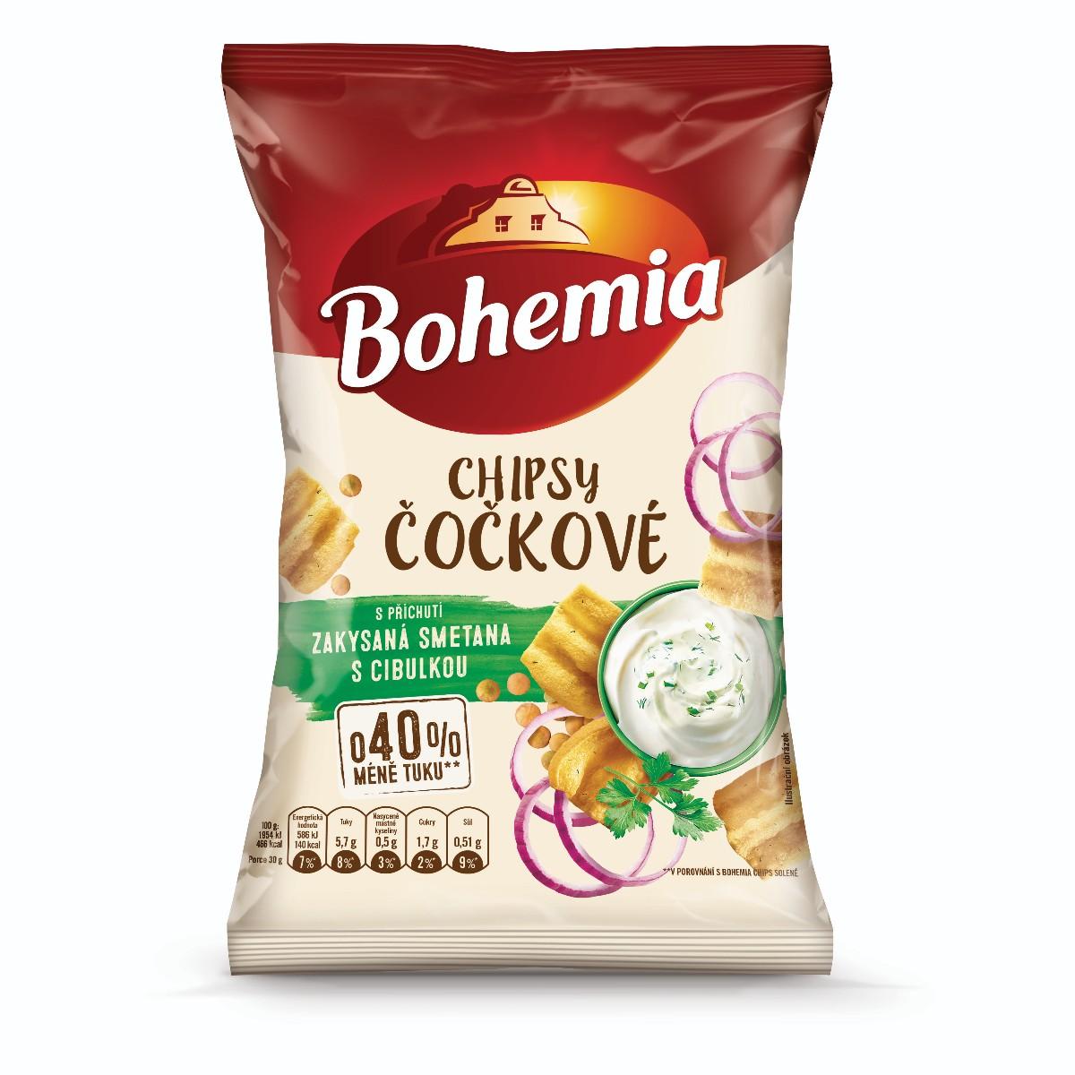Bohemia Chipsy Čočkové, 65 g
