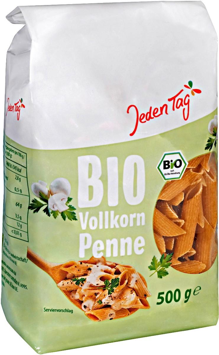 Jeden Tag BIO Penne celozrnné, 500 g