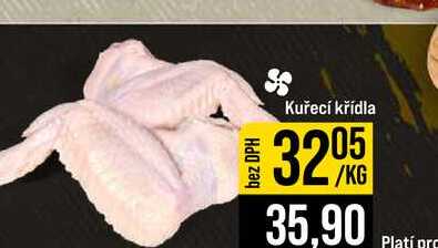 Kuřecí křídla 1kg
