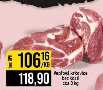 Vepřová krkovice bez kosti 1kg