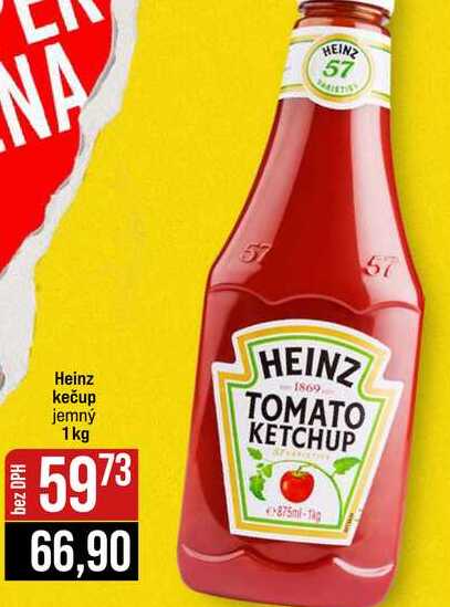 Heinz kečup jemný 1kg 