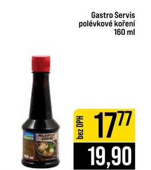 Gastro Servis polévkové koření 160 ml