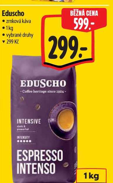 Eduscho  zrnková káva 1kg   