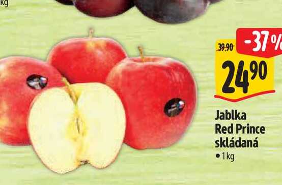   Jablka Red Prince skládaná 1kg 