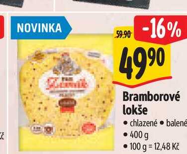 Bramborové lokše 400 g