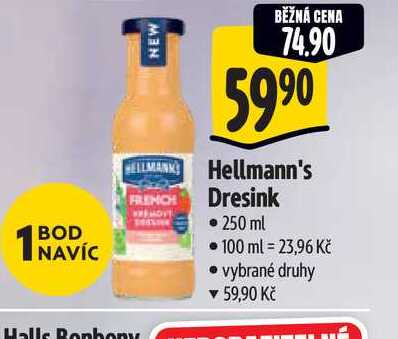 Hellmann's Dresink 250 ml