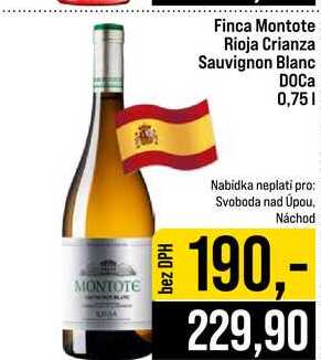 Finca Montote Rioja Crianza Sauvignon Blanc DOCa 0,75l