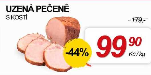 UZENÁ PEČENĚ S KOSTÍ, 1 kg
