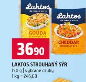 LAKTOS STROUHANÝ SÝR 150 g vybrané druhy