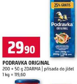 PODRAVKA ORIGINAL 200g +50g