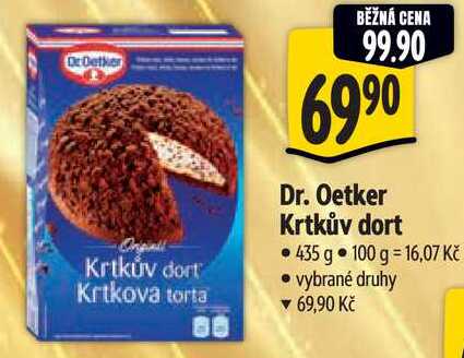 Dr. Oetker Krtkův dort, 435 g