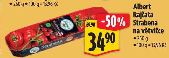Albert Rajčata Strabena na větvičce, 250 g