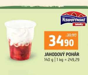 JAHODOVÝ POHÁR 140 g
