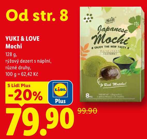 YUKI & LOVE Mochi, 128 g