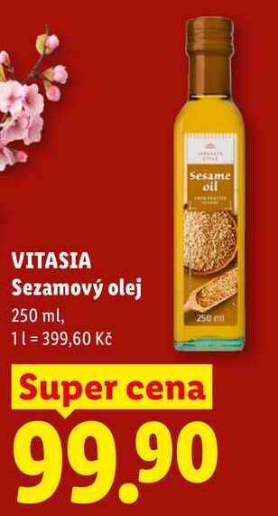 VITASIA Sezamový olej, 250 ml