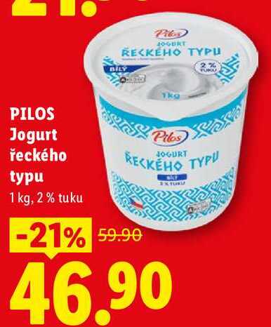 PILOS Jogurt řeckého typu, 1 kg