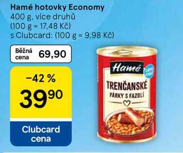 Hamé hotovky Economy, 400 g