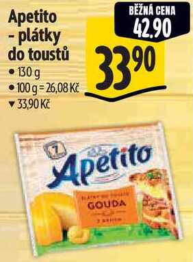 Apetito - plátky do toustů, 130 g