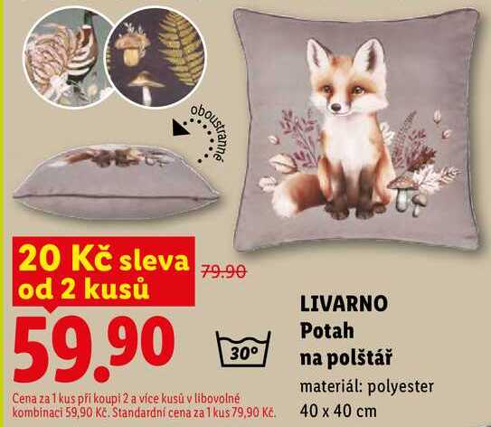 LIVARNO Potah na polštář  