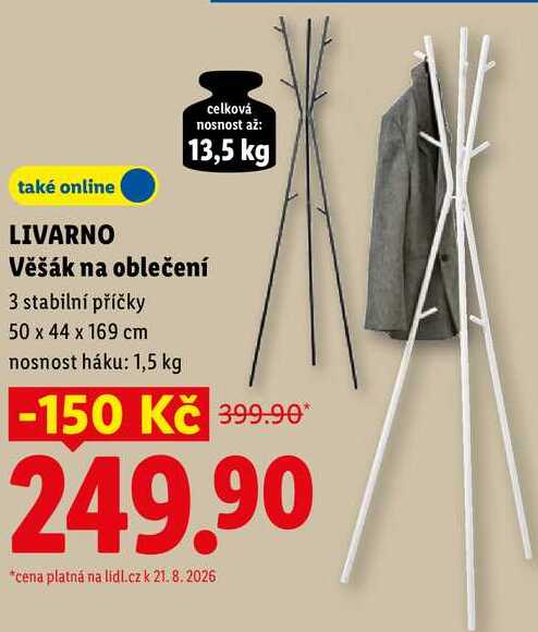 LIVARNO Věšák na oblečení