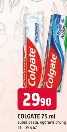 COLGATE 75 ml zubní pasta, vybrané druhy