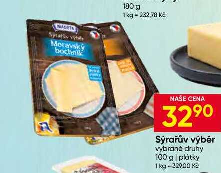 Sýrařův výběr vybrané druhy 100 g