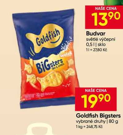Goldfish Bigsters vybrané druhy 80 g