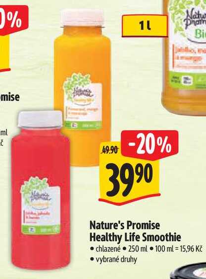 Nature's Promise Healthy Life Smoothie, 250 ml