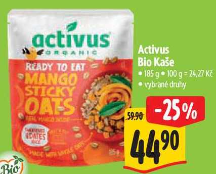 Activus Bio Kaše, 185 g