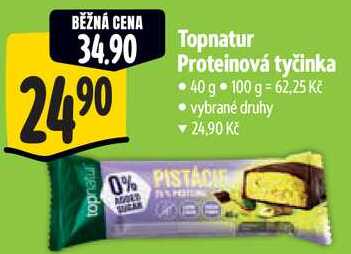 Topnatur Proteinová tyčinka, 40 g