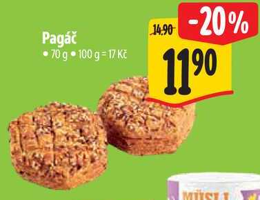 Pagáč, 70 g