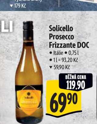 Solicello Prosecco Frizzante DOC 0,75 l