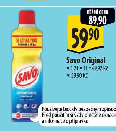 Savo Original 1,2 l