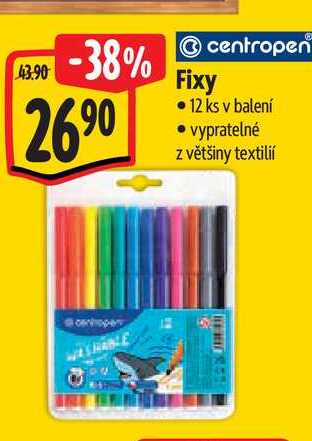 Fixy centropen 12 ks