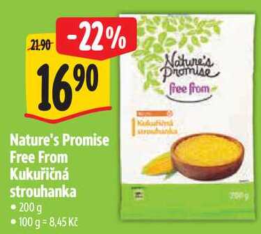 Nature's Promise Free From Kukuřičná strouhanka,  200g 