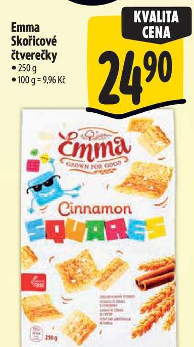 Emma Skořicové čtverečky 250g