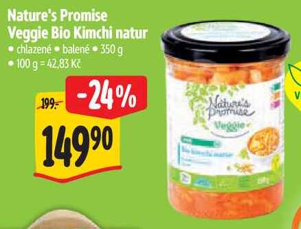 Nature's Promise Veggie Bio Kimchi natur, 350 g