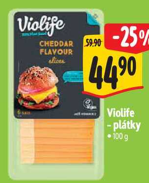 Violife - plátky, 100 g