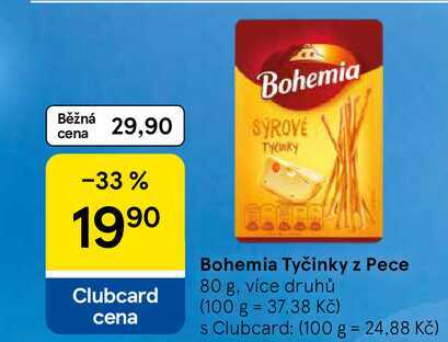 Bohemia Tyčinky z Pece, 80 g, více druhů