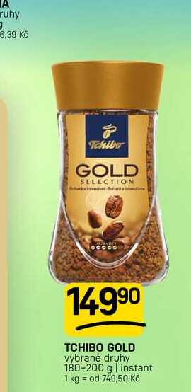 TCHIBO GOLD vybrané druhy 180-200 g | instant