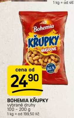 BOHEMIA KŘUPKY vybrané druhy 100 - 200 g