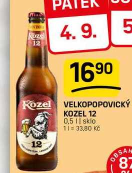 VELKOPOPOVICKÝ KOZEL 12 0,5l