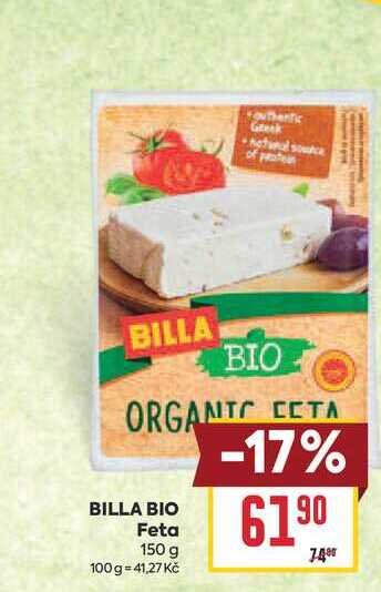 BILLA BIO Feta 150 g