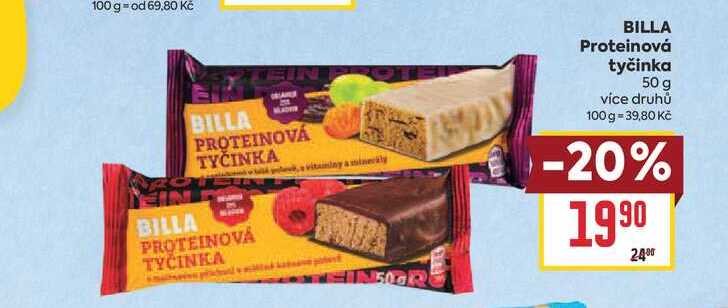 BILLA Proteinová tyčinka 50 g