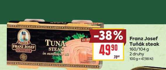 Franz Josef Tuňák steak 160/104 g