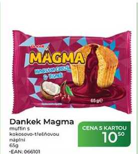 Dankek Magma muffins kokosovo-třešňovou náplni 65 g